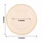 NUDE 10 Round 9" Plastic DINNER PLATES Gold Scalloped Rim Party Decorations